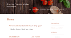 Desktop Screenshot of potomacgourmetmarket.com